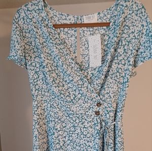 Boho Wrap Dress NWT